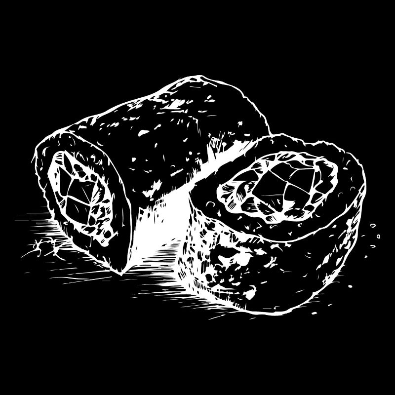 Sushi hand drawn