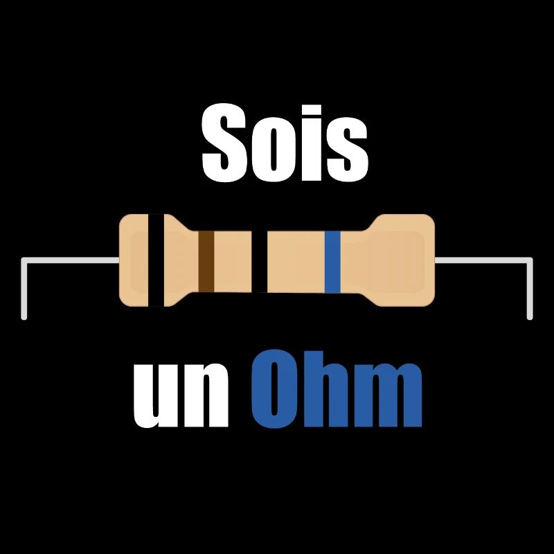 Sois un Ohm - Texte Blanc