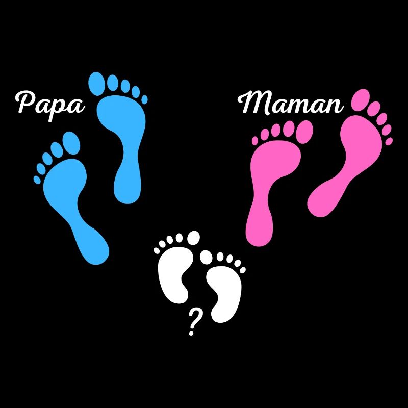 Papa maman bébé annonce grossesse naissance