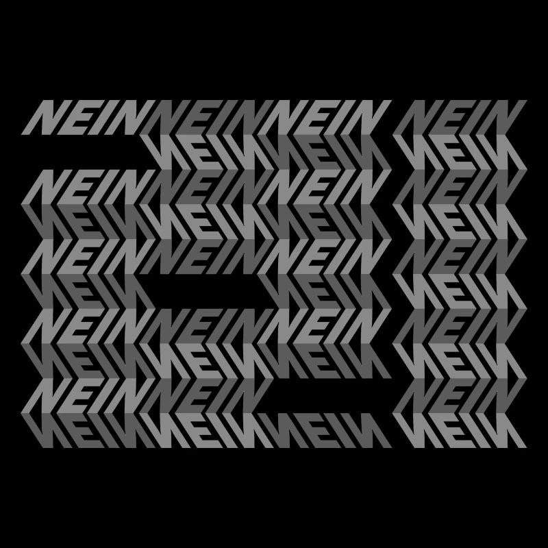 NEIN, dunkle Version