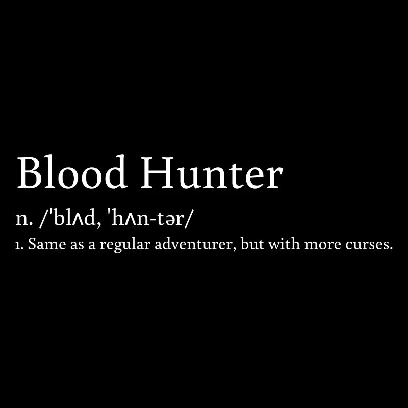 Blood Hunter Definition: Cursed