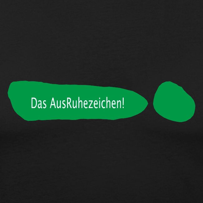 Ausruhezeichen neu grün