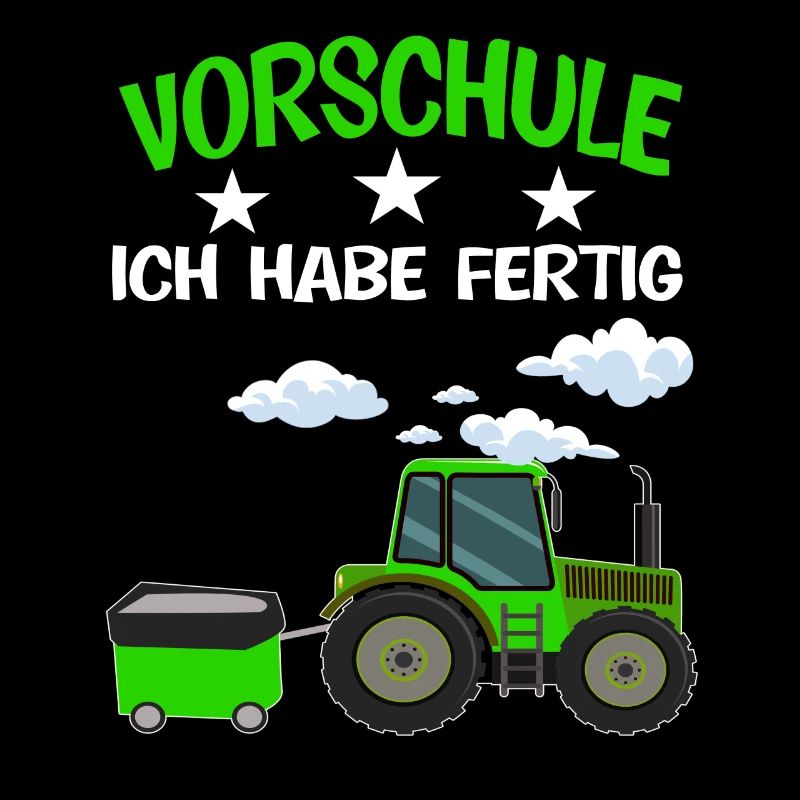Vorschule Traktor Vorschulkind Geschenk