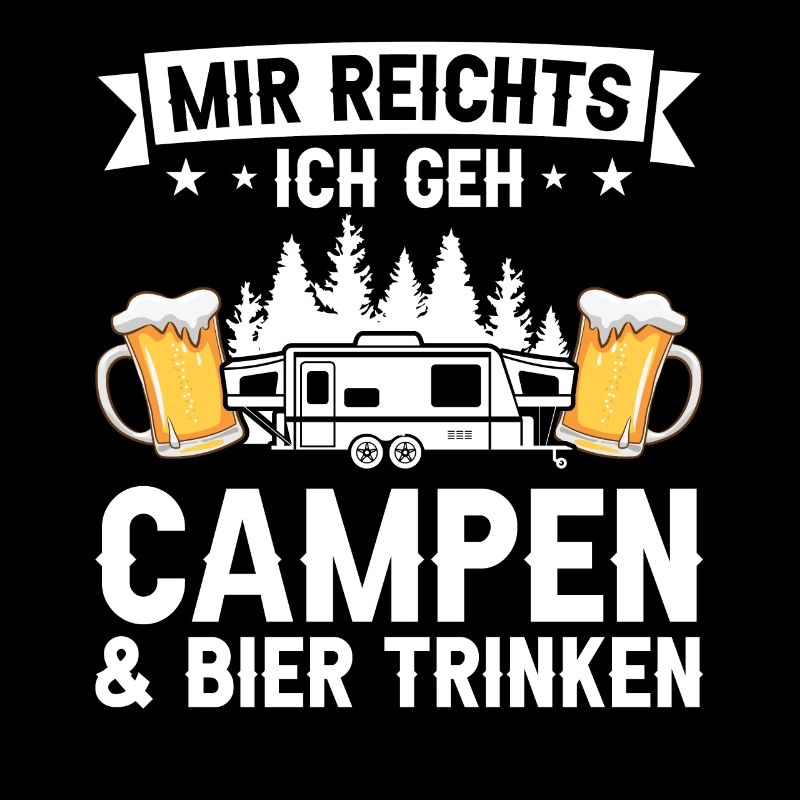 Campen Camping Bier Geschenk