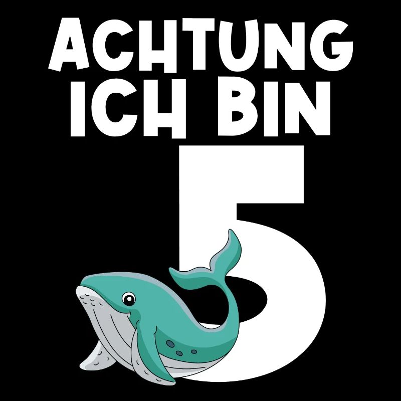 5.Geburtstag Wal Geburtstagsfeier Geschenk