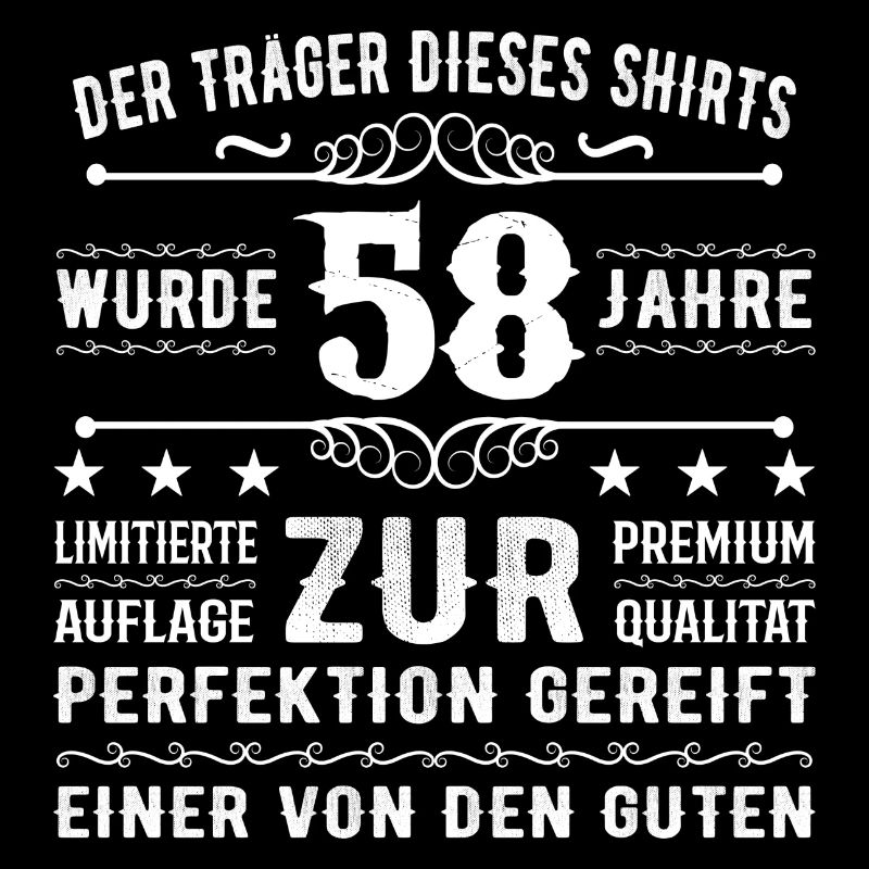58 Years Gift Idea for 58 - Birthday