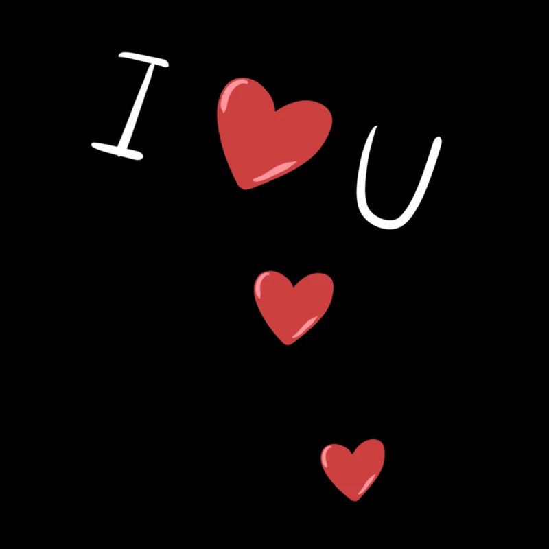 ich liebe dich herzen rot