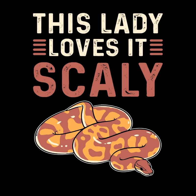 Cette dame l’aime écailleux. Roi Python