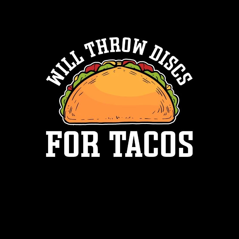 Wirft Scheiben Für Tacos. Diskus-werfer.