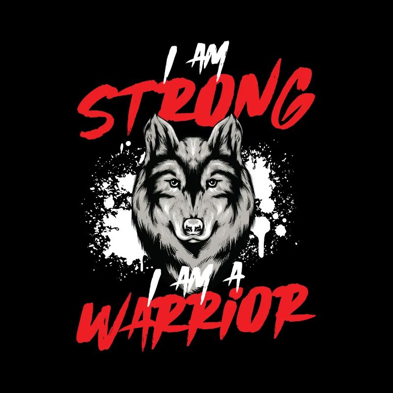 Ich bin ein starker bösartiger Krieger Symbolik