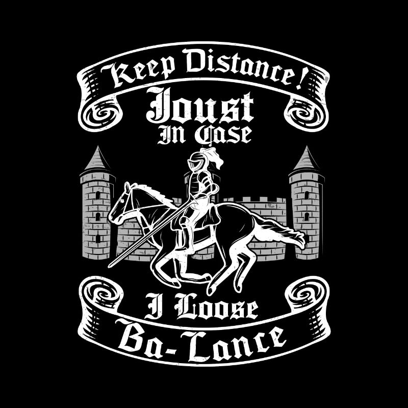 Keep Distance Funny Jousting Lance Buhurt