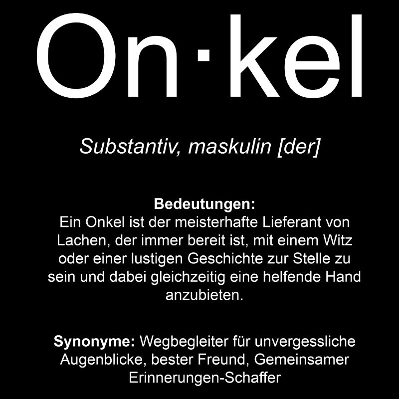 Definition Onkel Geschenk-Idee