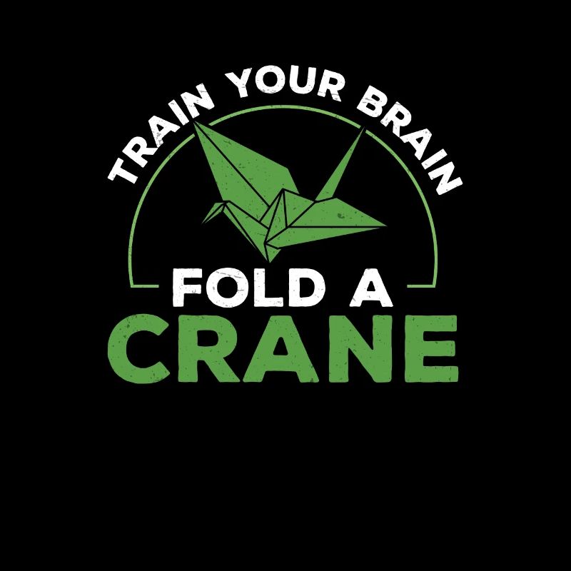 Train your brain Funny folding crane
