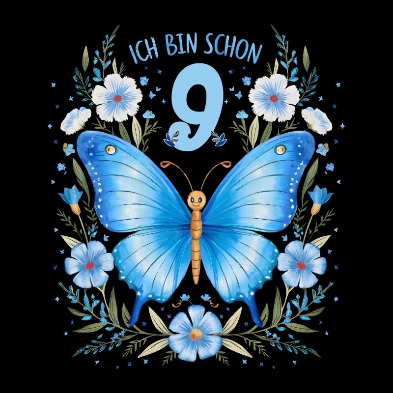 9. Geburtstag Schmetterling Kindergeburtstag