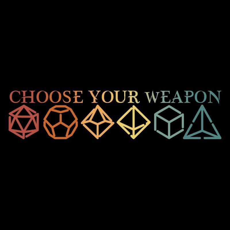 Game Master Dice RPG Dungeons Weapon Craps