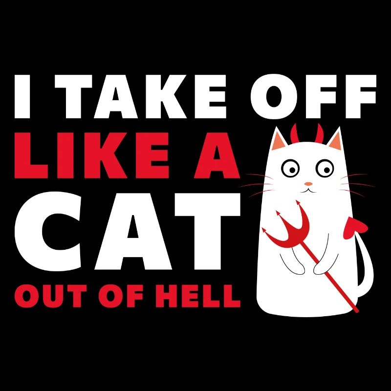 Je décolle comme un chat hors de l’enfer