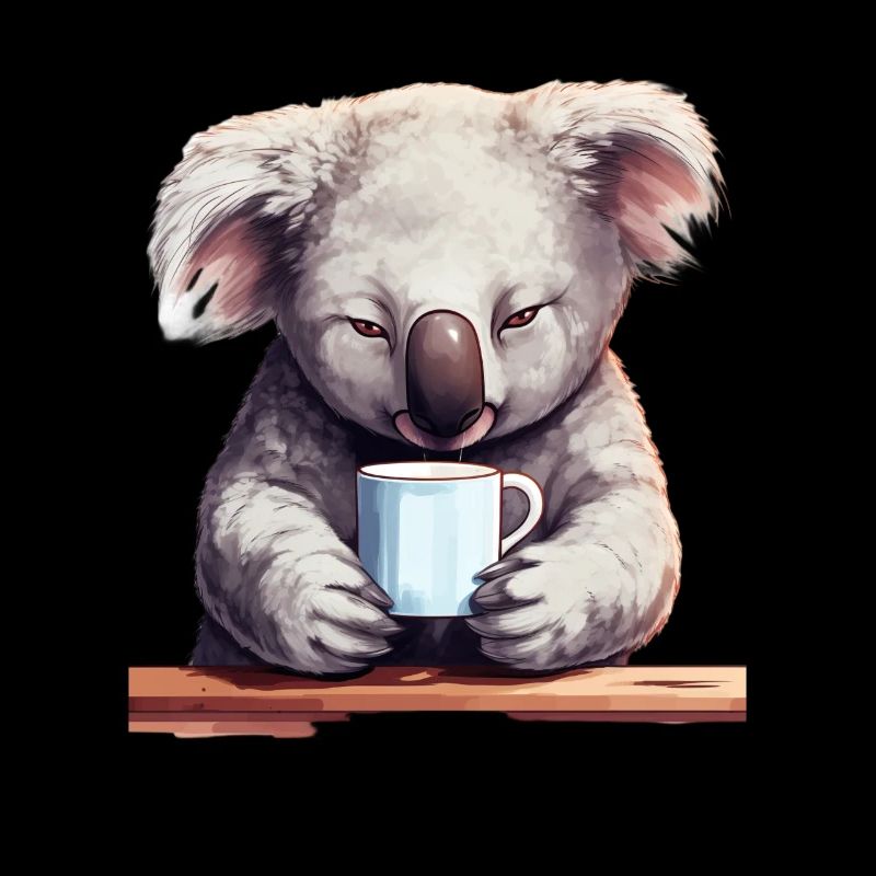 Niedlicher Koala Entspanntes Tier Kaffeebecher