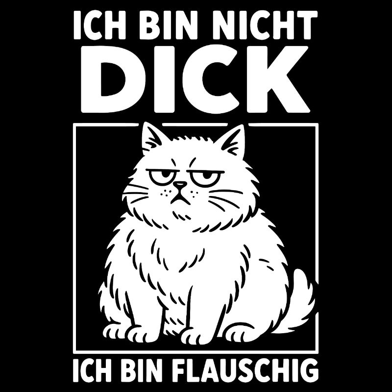 Ich bin nicht dick - nur flauschig