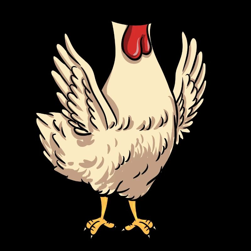 Costume de poulet sans tête Halloween