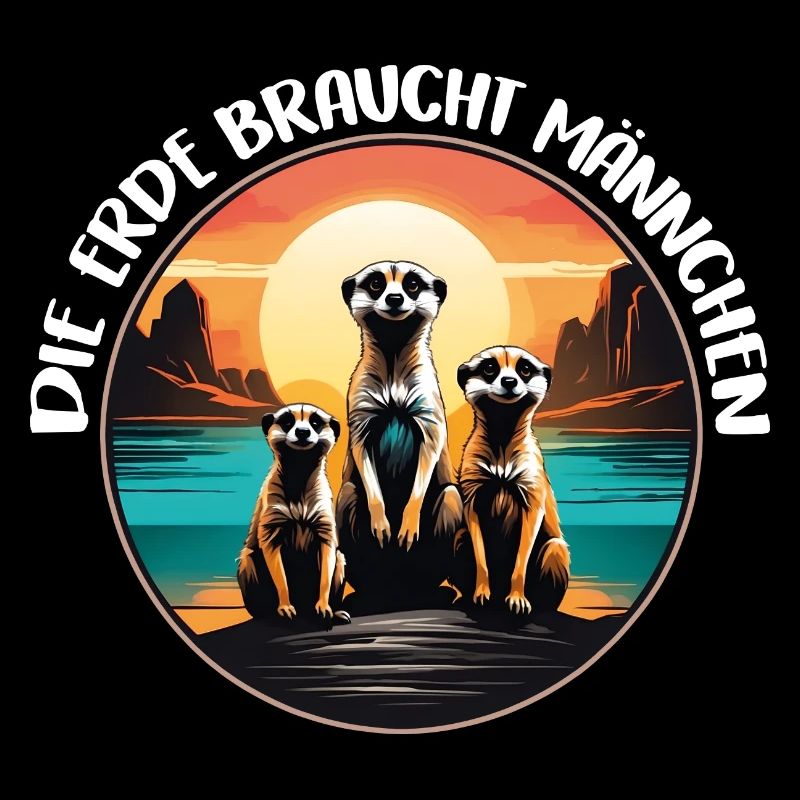 Coole Erdmännchen lustiger Erdmännchenspruch