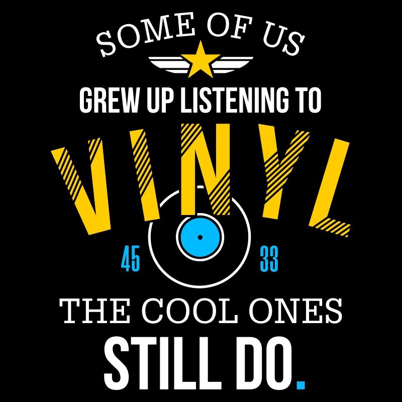 Des gens cool écoutent du vinyle