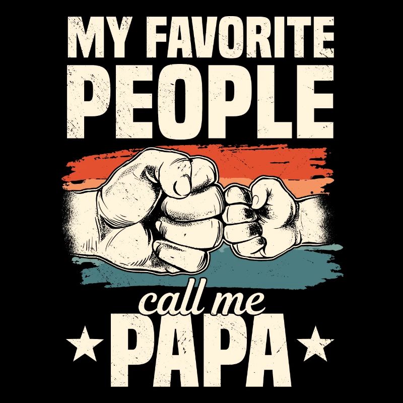 Papa Geschenkidee Mes gens préférés Appelez-moi Papa