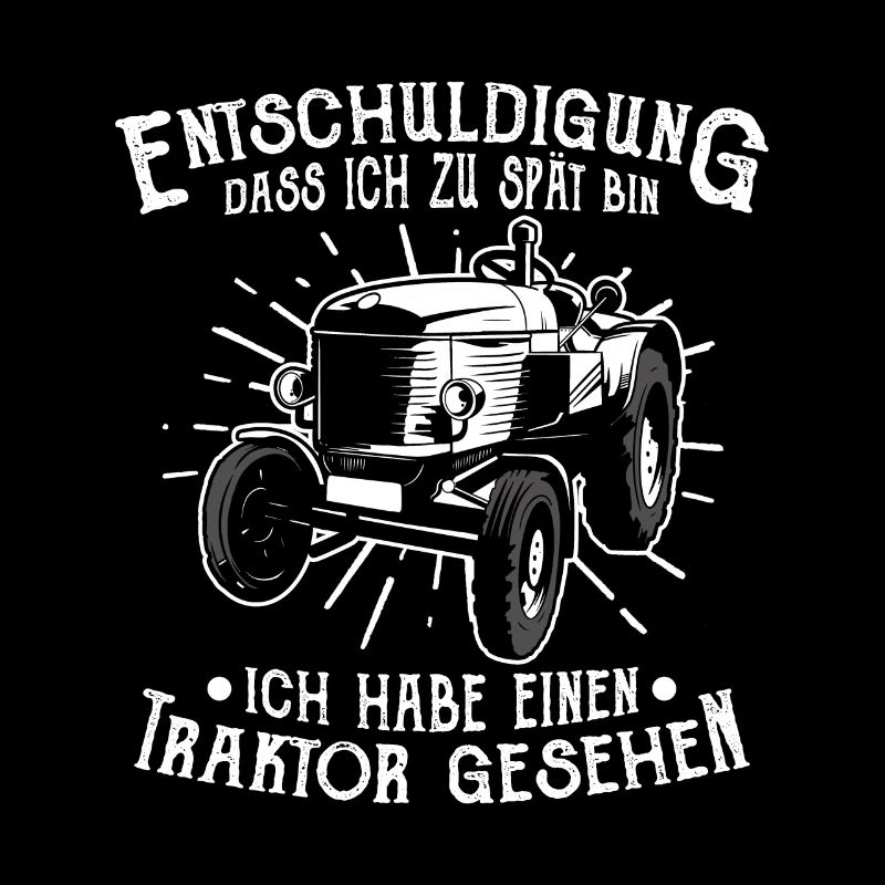 Treckerfahrer Traktor Fan Spruch Geschenkidee