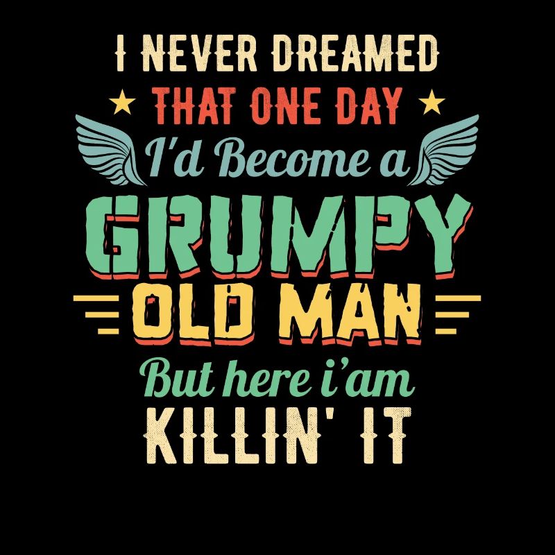 Opa Großvater Geschenkidee Become A Grumpy Old Man