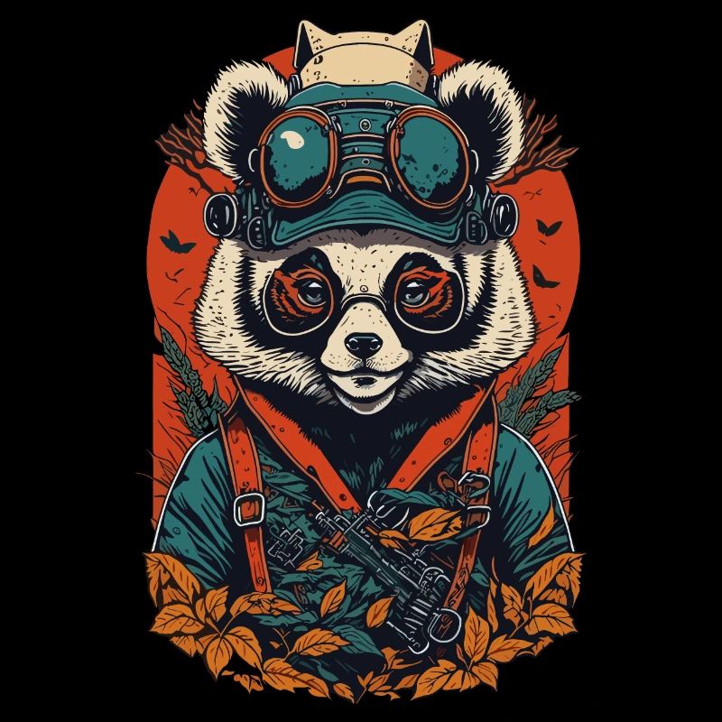 Cool Panda Illustration