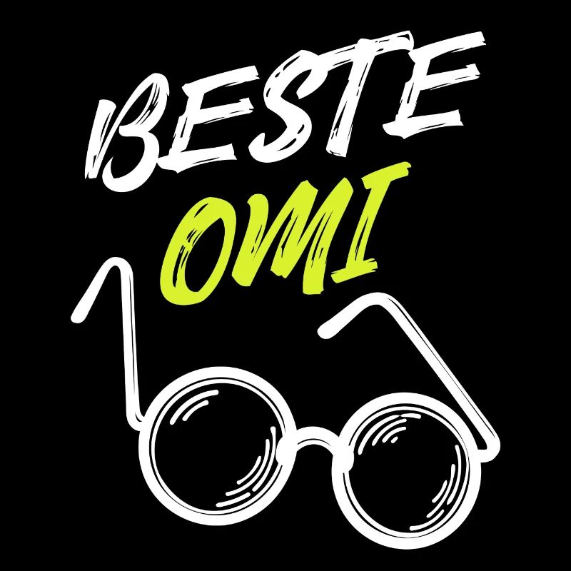 Beste Omi Oma Seniorin Brille Großmutter Statement