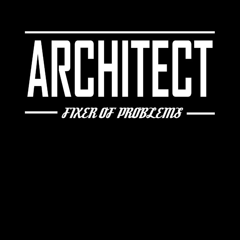 Je suis un architecte étudiants en architecture vintage