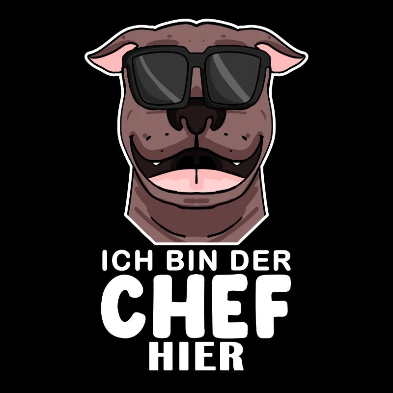 Chef Spruch Anführer Hund