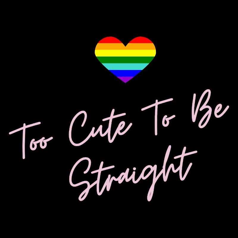 Regenbogen Herz Stolz LGBTQ Design