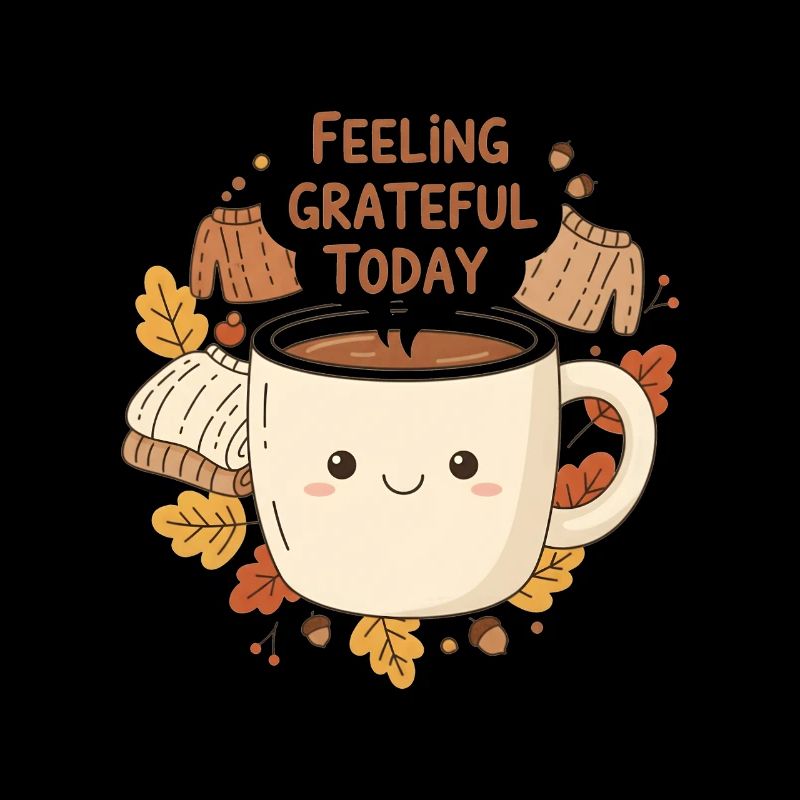Dankbare Latte Tasse