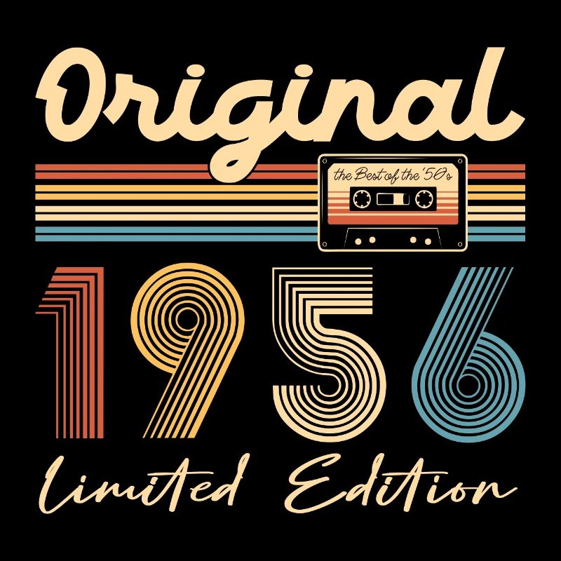 Originales 70-jähriges Jubiläumsgeschenk 1956