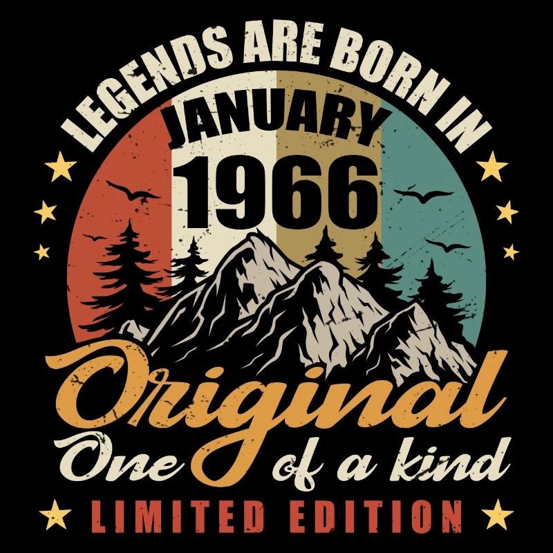 Originelle Legenden werden im Januar 1966 🎉 geboren