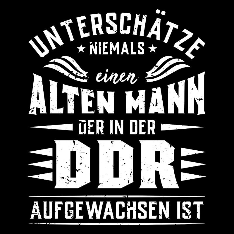ALTER MANN IN DER DDR AUFGEWACHSEN