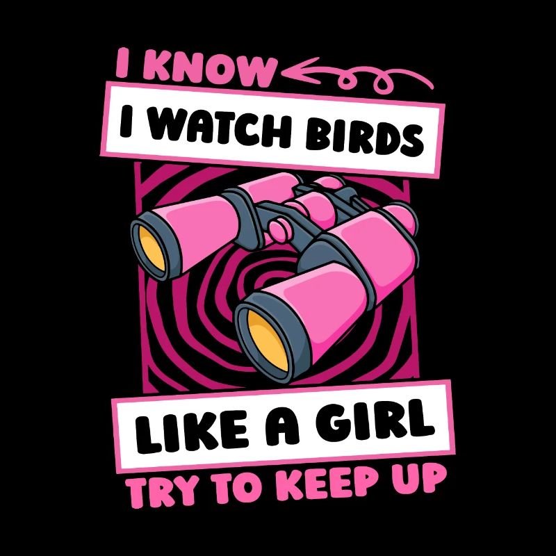 Vogelbeobachter Mädchen