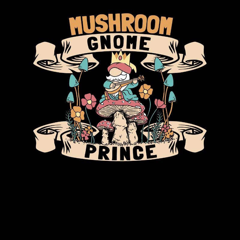 Cueilleurs de champignons Prince Nain de champignons