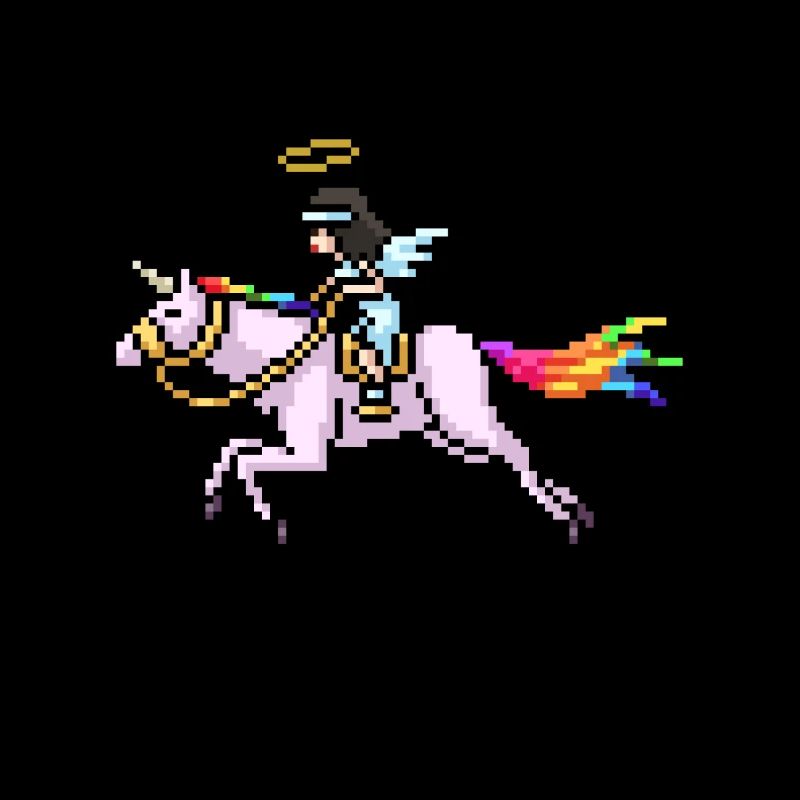 Pixelart Licorne
