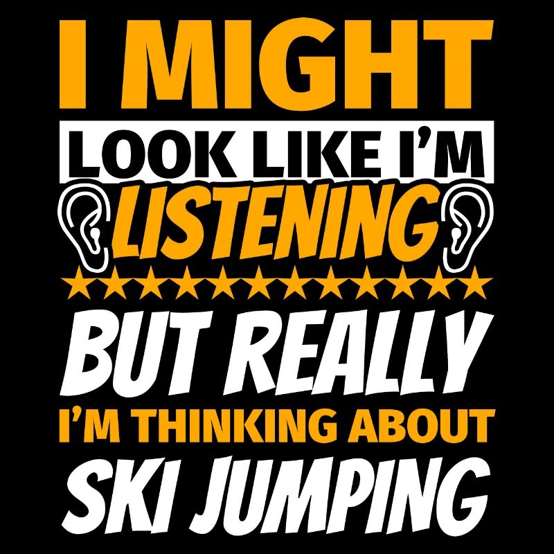 Cadeau amusant de saut à ski