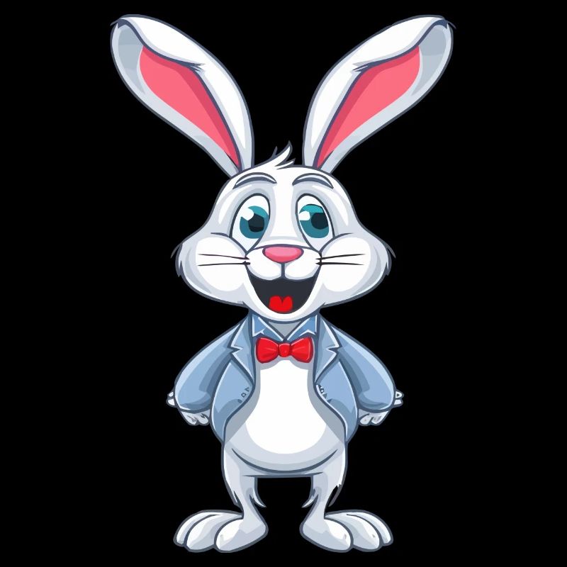 Lapin de dessin animé mignon