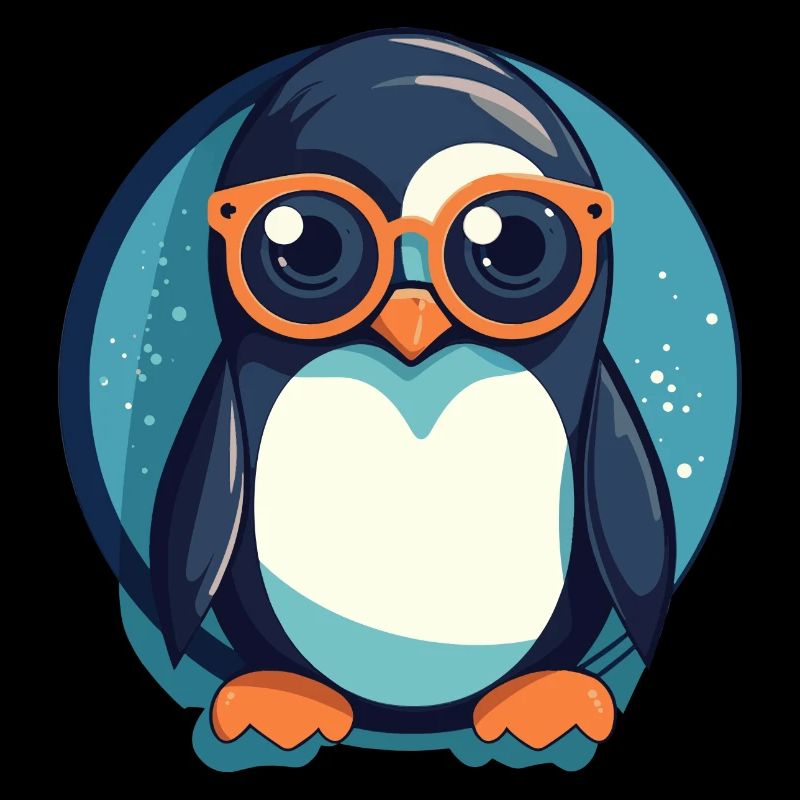 Pinguin mit Sonnenbrille, Antarktisvogel