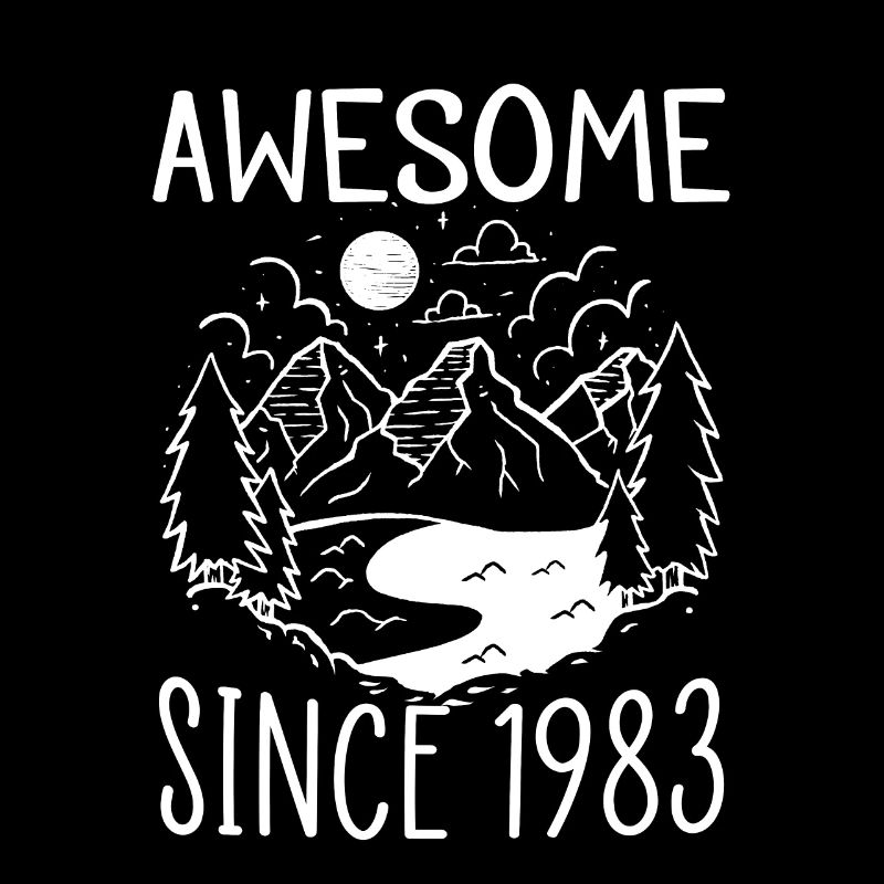 Awesome Since 1983 Shirt Gift
