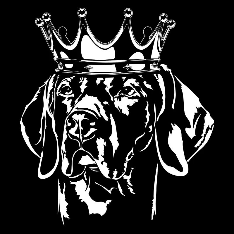 WEIMARANER Krone Chiens Wilsigns