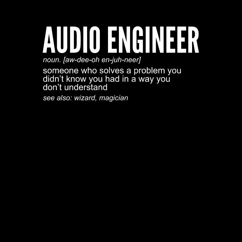 Audio Engineer Definition Techniciens de son