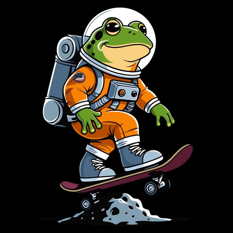 Grenouille de l’espace à bord