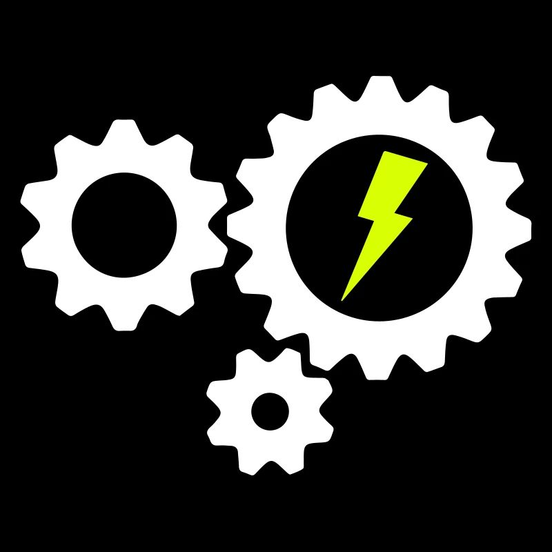 Gear cogs lightning