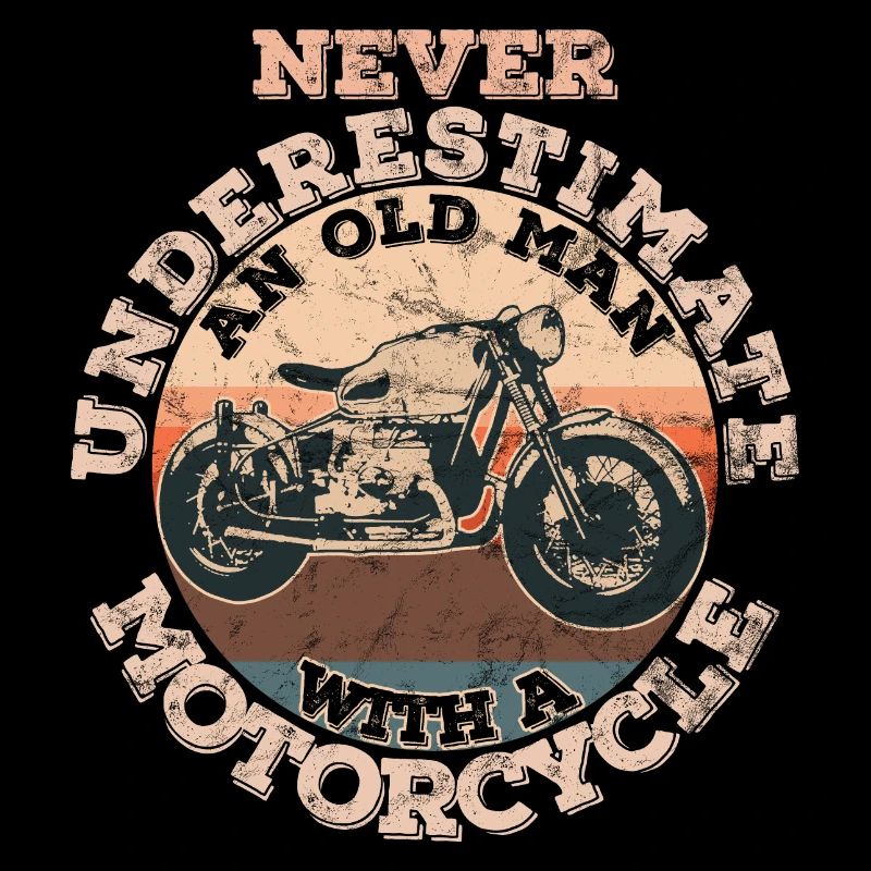 Never underestimate an old Man with a Motorcycle