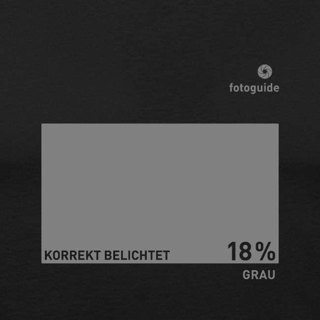 fotoguide - korrekt belichtet - Graukarte